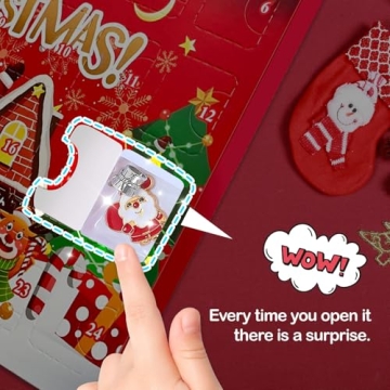 2024 Christmas Advent Calendar Girls Jewelry Set