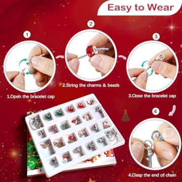 2024 Christmas Advent Calendar Girls Jewelry Set