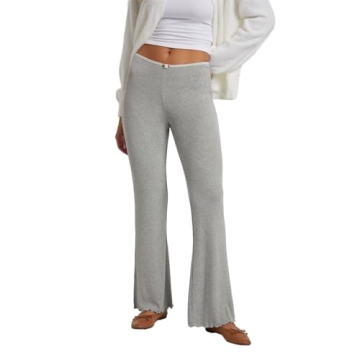 Baynoyia Women's Y2K Lounge Pants High Waist Flared Casual Pants