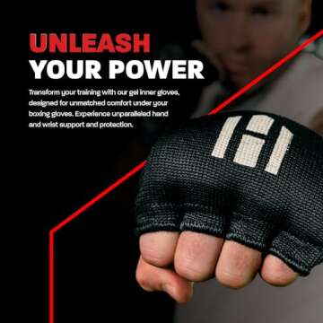 Hawk Padded Inner Gloves for Boxing and MMA Training