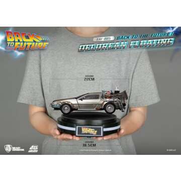 Beast Kingdom Delorean Time Machine Floating Figure