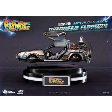 Beast Kingdom Delorean Time Machine Floating Figure