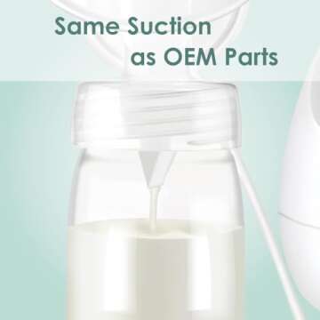 Maymom Duckbill Valves for Spectra. Designed for Spectra S1 Spectra S2 Spectra 9 Plus Spectra Dew 350 Not Original Spectra Pump Parts Spectra S2 Accessories Replace Spectra Valve (6 ct White)