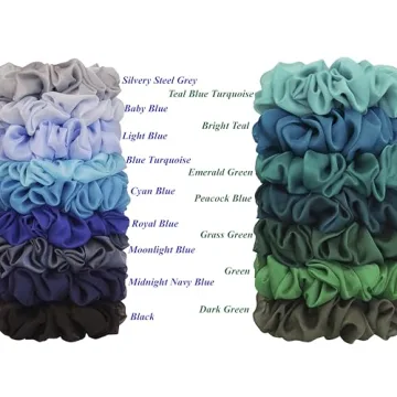 Soft Cheer Chiffon Scrunchies for Stylish Hair Goals