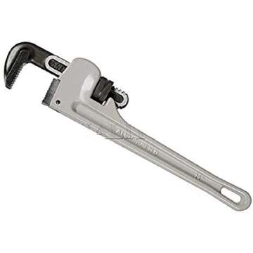 14" Heavy Duty Aluminum Pipe Wrench - Durable Plumbing Tool for Professionals
