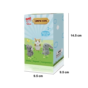 YH YUHUNG Talking Teddy Bear Mimics Voices for Interactive Fun