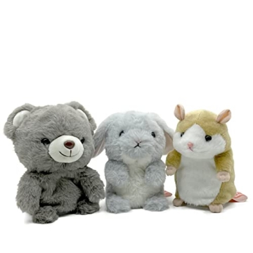 YH YUHUNG Talking Teddy Bear Mimics Voices for Interactive Fun