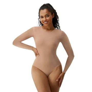 Women's Soft Crew Neck Bodysuit Perfect for Any Occasion