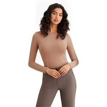 Women's Soft Crew Neck Bodysuit Perfect for Any Occasion