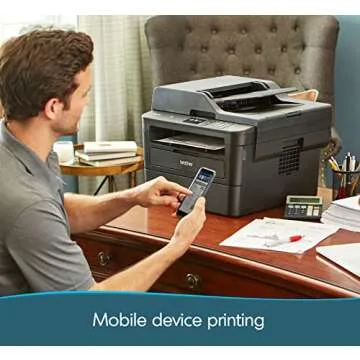 Brother Compact Monochrome Laser All-in-One Multi-Function Printer, MFCL2750DWXL, Up to Two Years of Printing Included, Refresh Subscription and Amazon Dash Replenishment Ready,Black