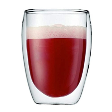 Bodum Double Wall Glasses, 12oz Set of 2 | Elegant Drinkware