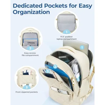 BAGSMART Travel Backpack 30L for Men Women Stylish Carry-on