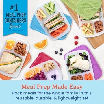 Bentgo Easyboxes - Vibrant Stackable Lunch Boxes