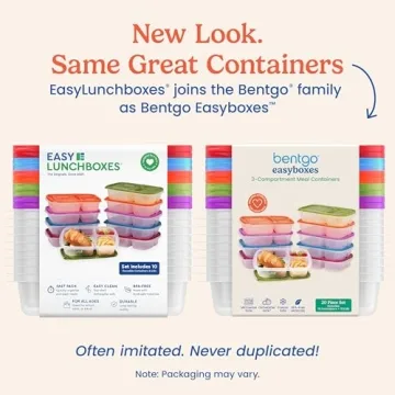 Bentgo Easyboxes - Vibrant Stackable Lunch Boxes