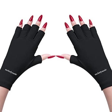 MelodySusie UV Protection Gloves - Ultimate Hand Safety for Manicures and Outdoor Activities