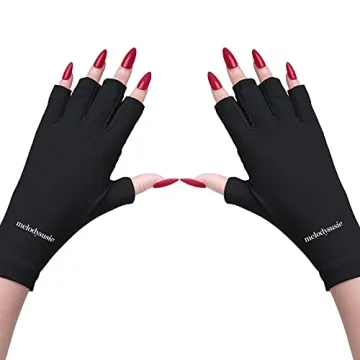 MelodySusie UV Protection Gloves - Ultimate Hand Safety for Manicures and Outdoor Activities