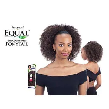 Stylish FreeTress Equal Drawstring Ponytail for Perfect Curls