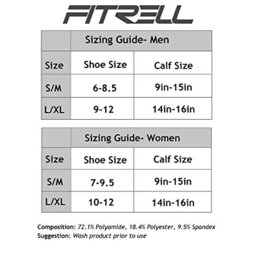 FITRELL 3 Pairs Compression Socks - Circulation Support