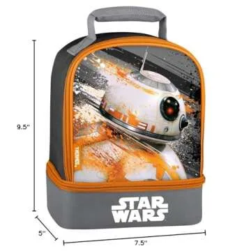 THERMOS Kids Dual Lunch Box Star Wars BB-8 Fun and Functional