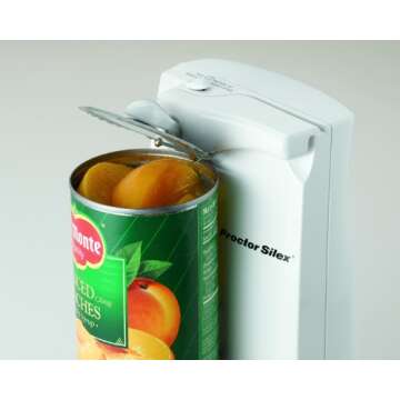 Proctor Silex Plus 76370P Extra-Tall Can Opener, White