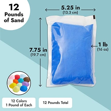 Bright Creations Colored Sand Pack for Crafting Fun