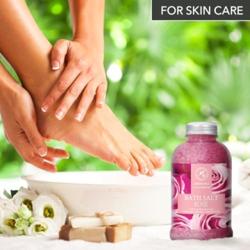 Rose Bath Salts - Natural Relaxation & Aromatherapy