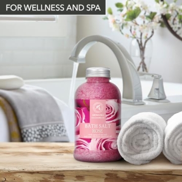 Rose Bath Salts - Natural Relaxation & Aromatherapy