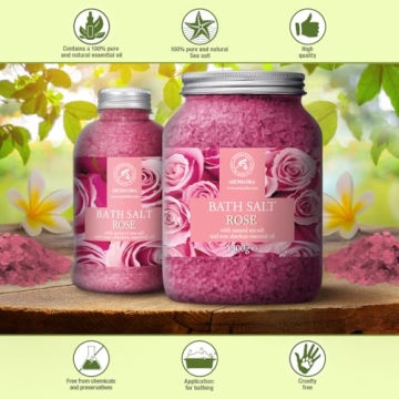 Rose Bath Salts - Natural Relaxation & Aromatherapy