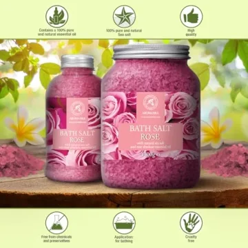 Rose Bath Salts - Natural Relaxation & Aromatherapy