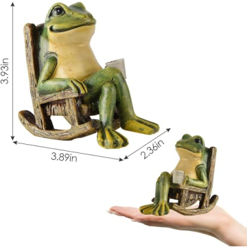 Miniature Frog Garden Statue | FOXMIS Outdoor Decoration