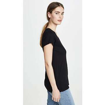 Velvet by Graham & Spencer Women's Jilian V Neck Tee