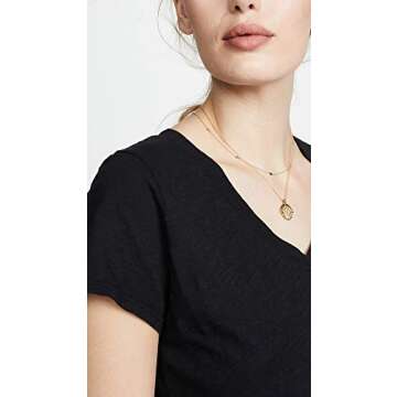 Velvet by Graham & Spencer Women's Jilian V Neck Tee