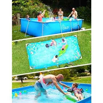 EVAJOY 14ft x 7ft Above Ground Swimming Pool for Family Fun