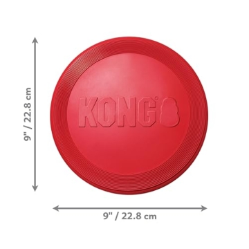 KONG Flyer Durable Dog Toy for Safe Outdoor Fun