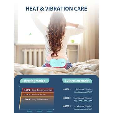 Slimpal Portable Heating Pad for Menstrual Cramps Relief