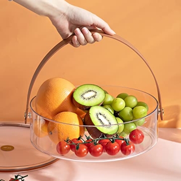 Amokk Divided Serving Tray for Snacks and Fruits