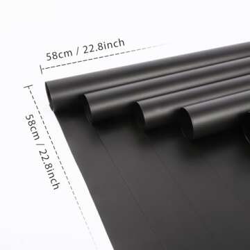 FUHITIM 20 Sheets Flower Wrapping Paper - Waterproof Floral Bouquet Packaging Paper for DIY Crafts?...