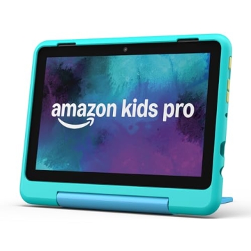 New Amazon Fire HD 8 Kids Pro Tablet for Ages 6-12 - 32GB, 13-Hr Battery, Slim Case