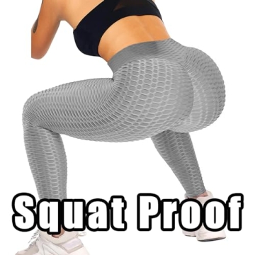 JGS1996 Womens Scrunch Butt Leggings - High Waist Control