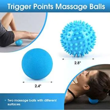 KeShi Foam Roller Set for Ultimate Muscle Recovery and Relief