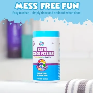 Tub Works Bath Color Fizzies 150 Count - Fun, Safe, Colorful