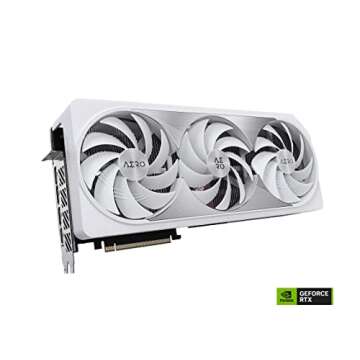 GIGABYTE GV-N4080AERO OC-16GD GeForce RTX 4080 16GB AERO OC Graphics Card, 3X WINDFORCE Fans, 16GB 2...