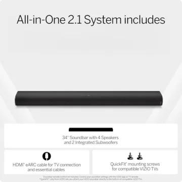 VIZIO All-in-One Soundbar with Dolby Atmos & DTS:X