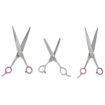 Geib Gator Shear Stainless Steel Pet Grooming Kit, 3-Pack