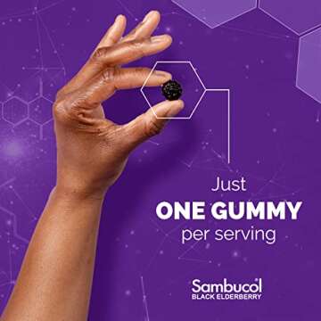 Sambucol Elderberry Gummies with Zinc and Vitamin C