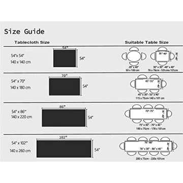 Colorigan Cotton Linen Rectangle Tablecloth Boho Tassel Design Table Cloth Farmhouse Decor Oblong Tablecloth Wrinkle Free Indoor Outdoor Table Cover for Party, Picnic, Kitchen and Dining Room,55”x86”