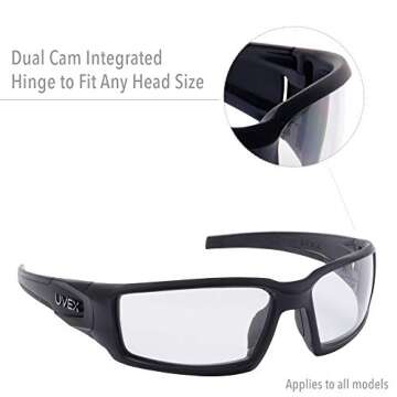 Honeywell Uvex Hypershock Safety Glasses - Impact Protection