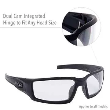 Honeywell Uvex Hypershock Safety Glasses - Impact Protection