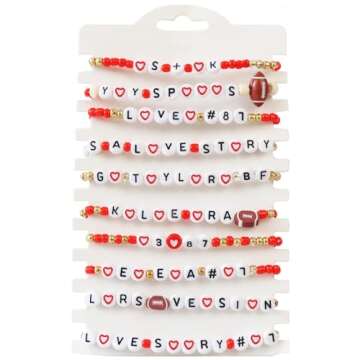 Concert Bracelets Exchange Inspired Friendship Bracelets Set, Album Themed Bracelets for Singer Tour...