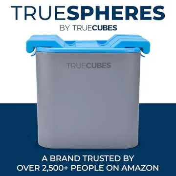 TRUE CUBES Clear Ice Sphere Maker for Cocktails & Whiskey